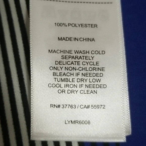 Laundry Stripe Top Ruffle Off Shoulder - Picture 4 of 4